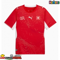 Camisa de Futebol Suíça Equipamento Principal Mundo 2026 Manga Curta